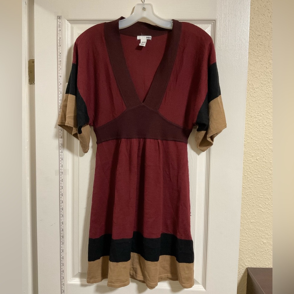 H&M Burgundy Sweater